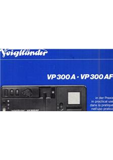 Voigtlander VP 300 manual. Camera Instructions.